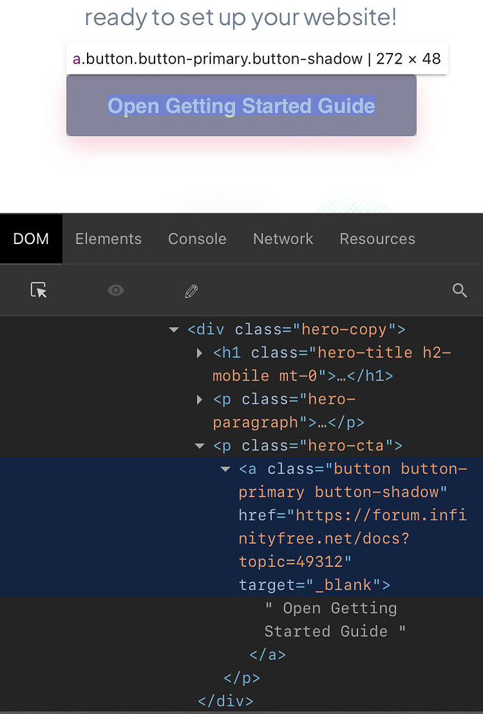 .net link in welcome page - Informal - InfinityFree Forum