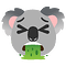 koala-puking