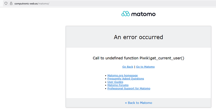 Matomo_Error