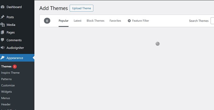 themes not connect