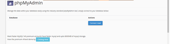PhpMyadmin Error