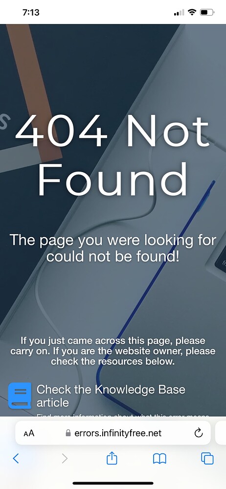 【プロフ閲覧お願い致します。】 I uploaded my index.html but I have 404 error - Hosting