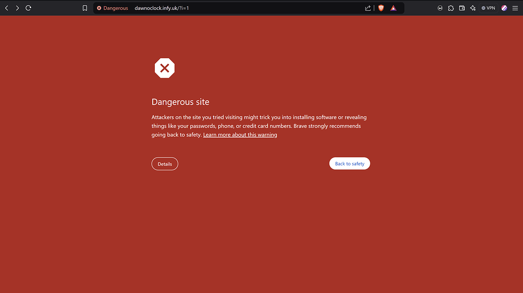 Security error - Hosting Support - InfinityFree Forum