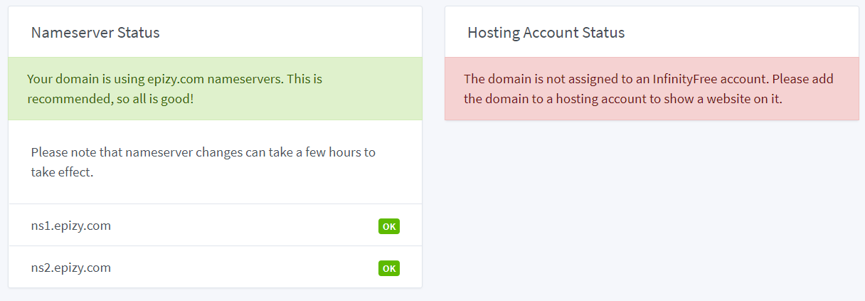 Safari Can't Connect to the Server - Hosting Support - InfinityFree Forum