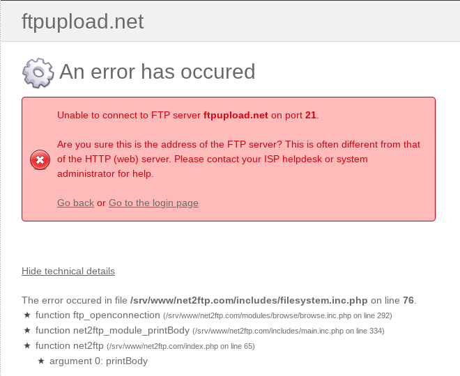 Why is FTP not working right now? - Hosting Support - InfinityFree Forum