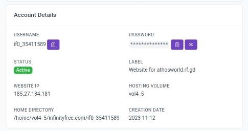 Empty response error - Hosting Support - InfinityFree Forum
