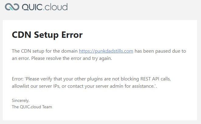 CDN Error