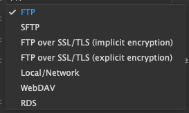 FTP choises